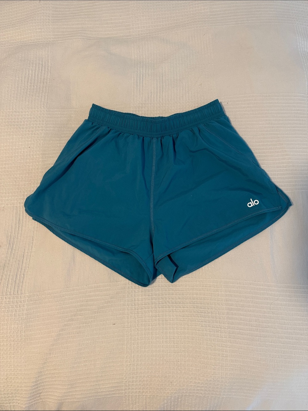 ALO Yoga Teal Athletic Shorts